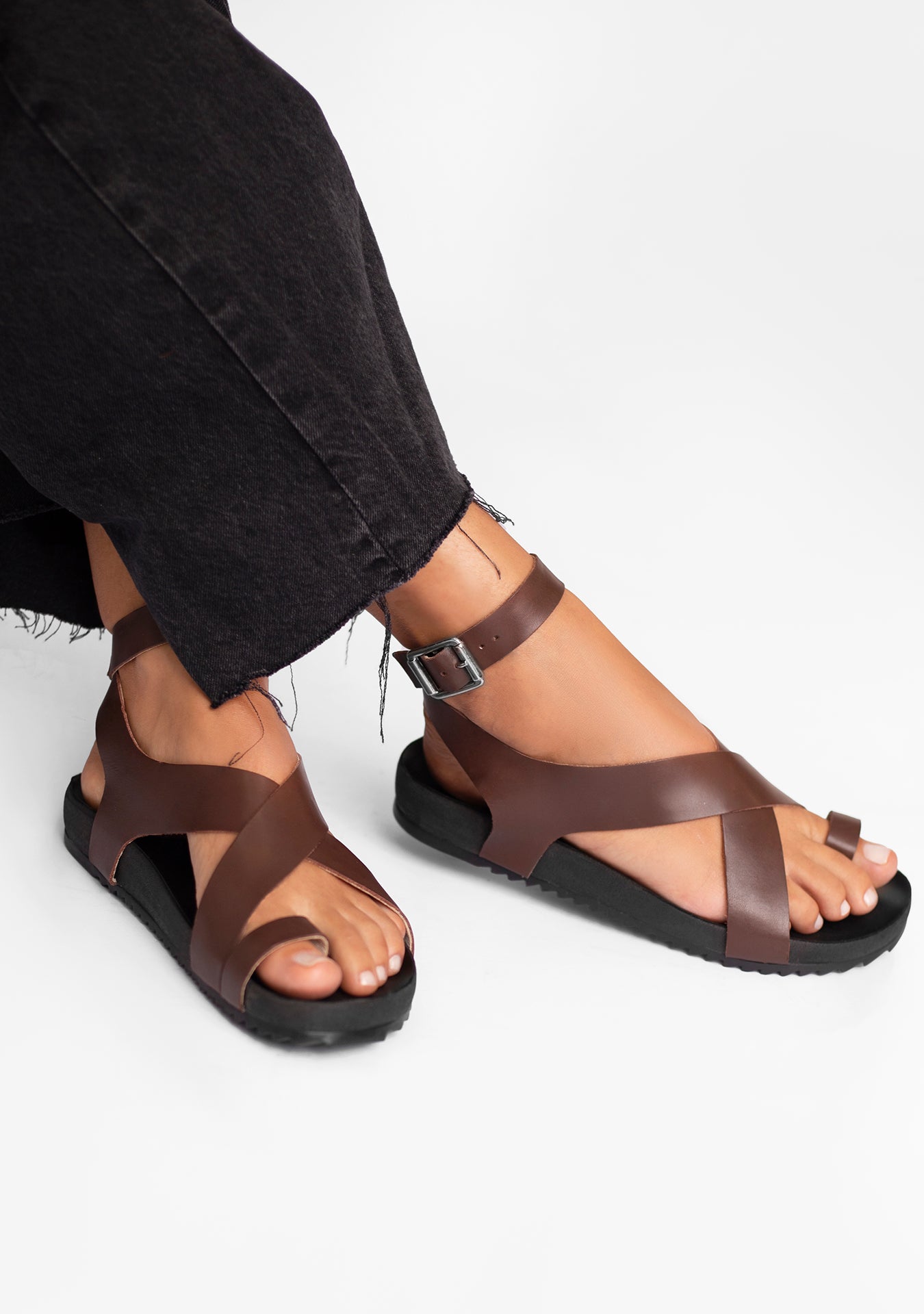 Bini Coffee Sandals