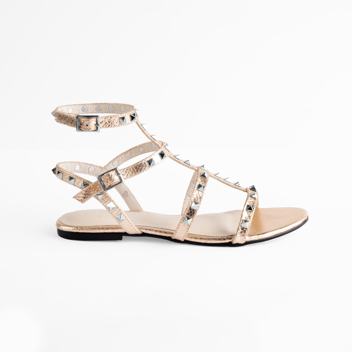 Capri Gold Sandals