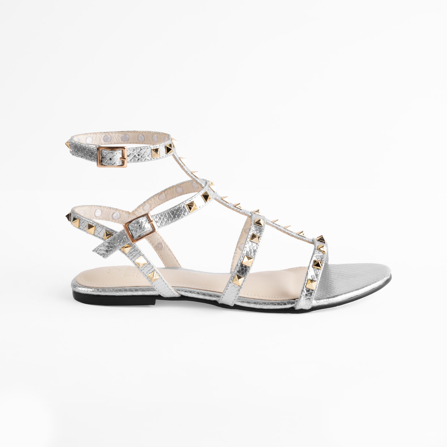 Capri Metallic Sandals