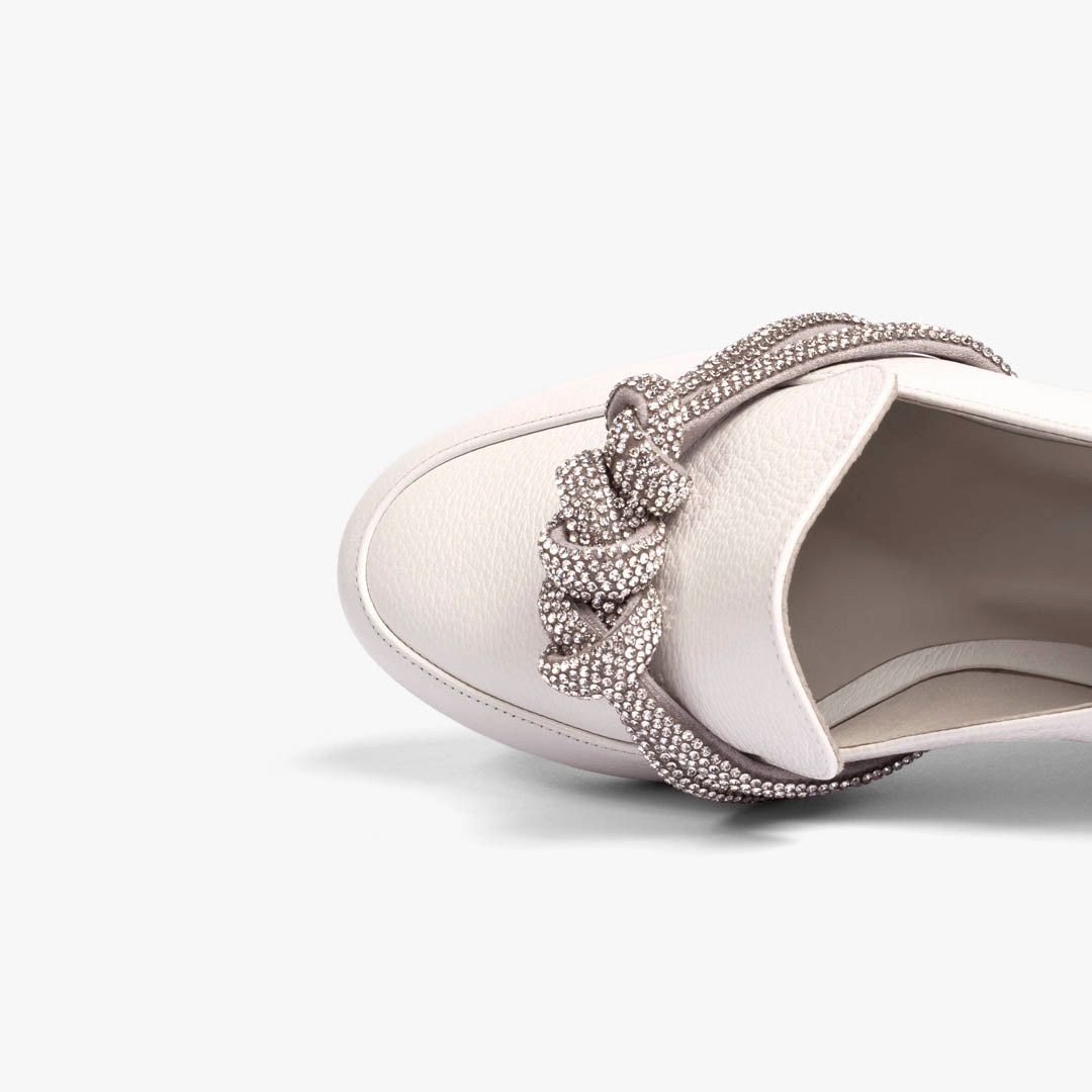 Chiara White Loafers