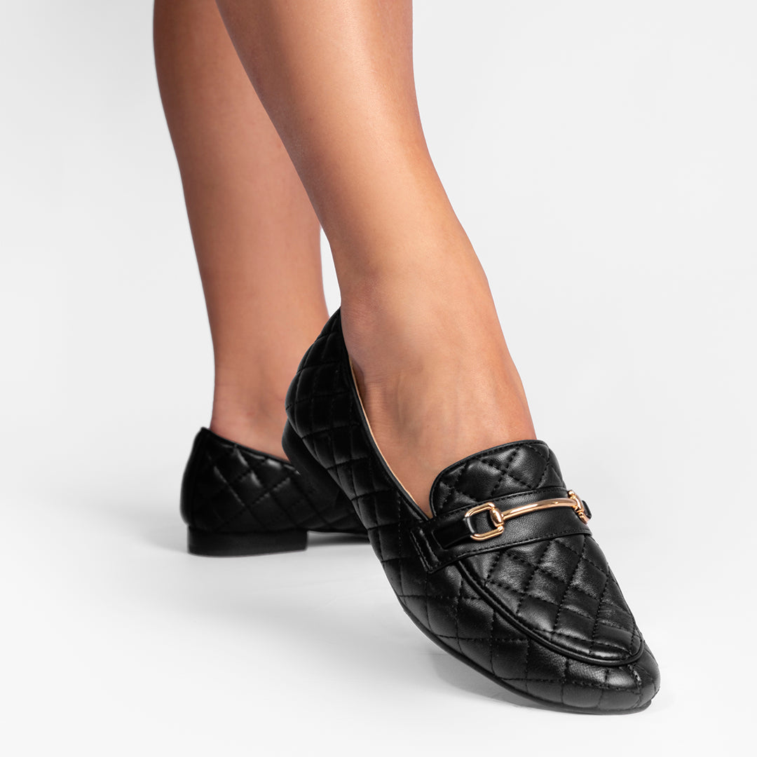 jenna black loafers