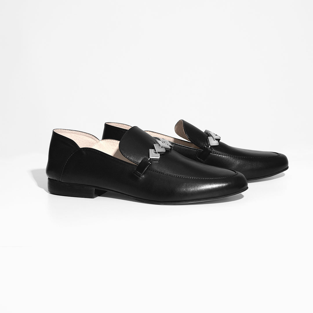 Leo Black Loafers