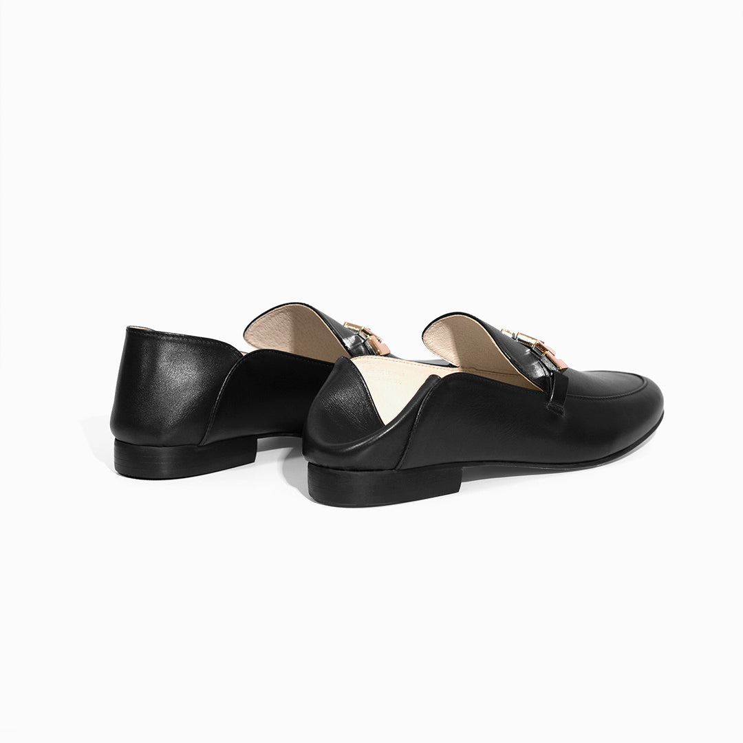 Leo Black Loafers