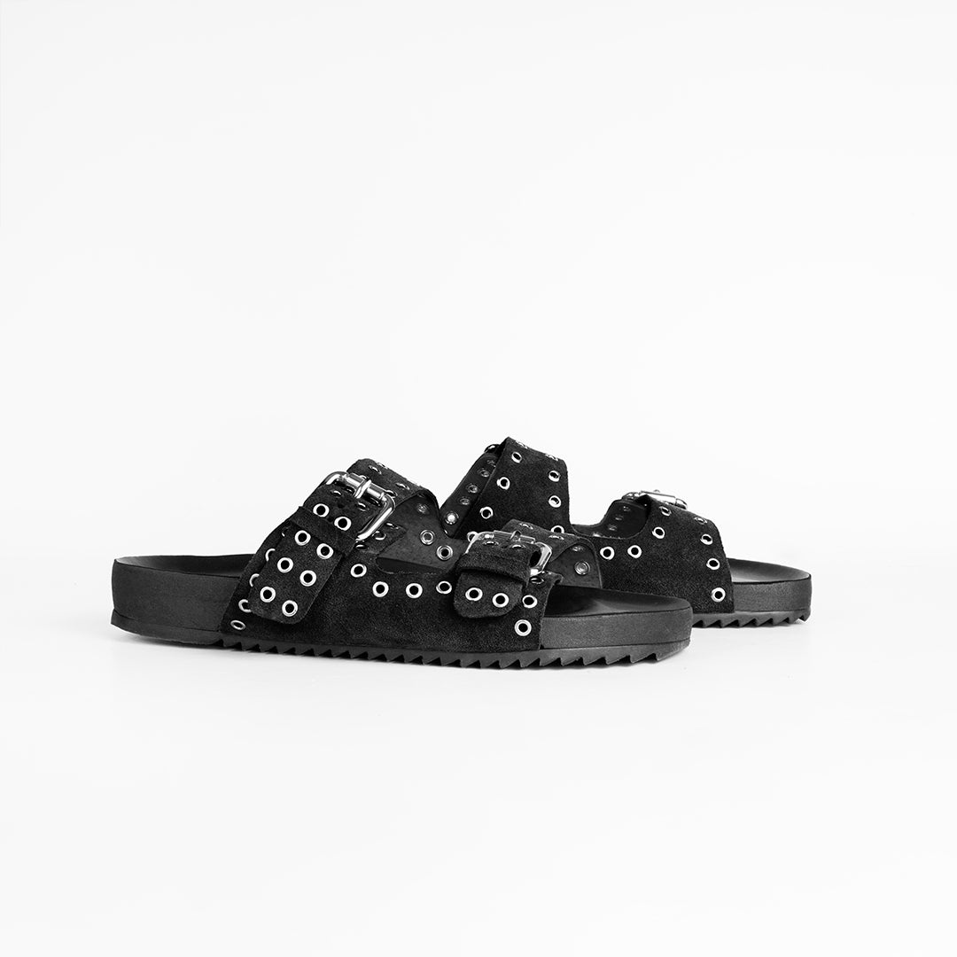 Nanda Black Sandals