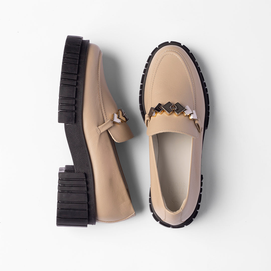 Patricia Beige Loafers