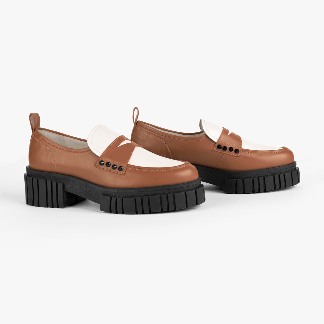 Romana Camel Loafers