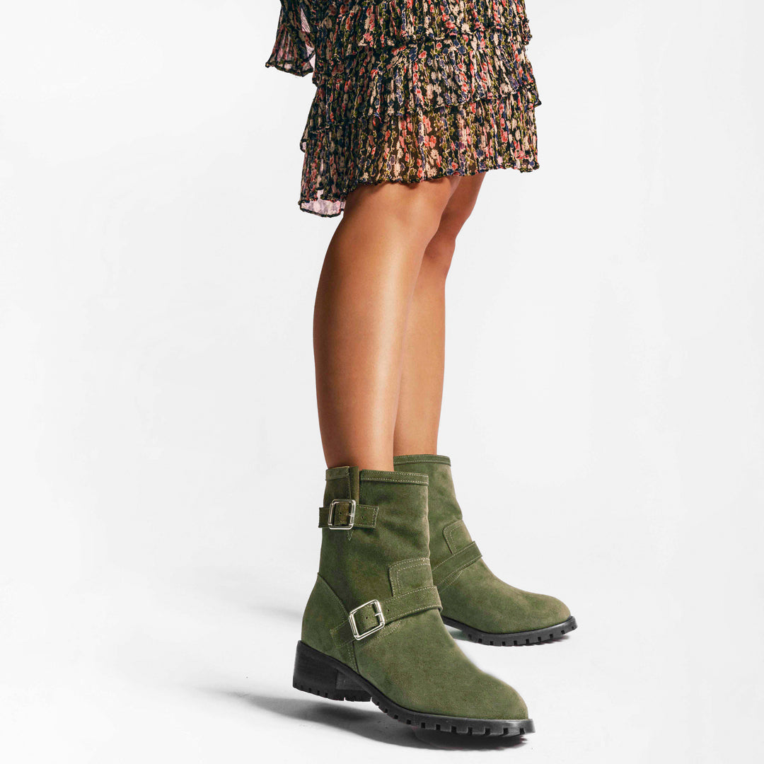 Turner Olive Green Boots US 9