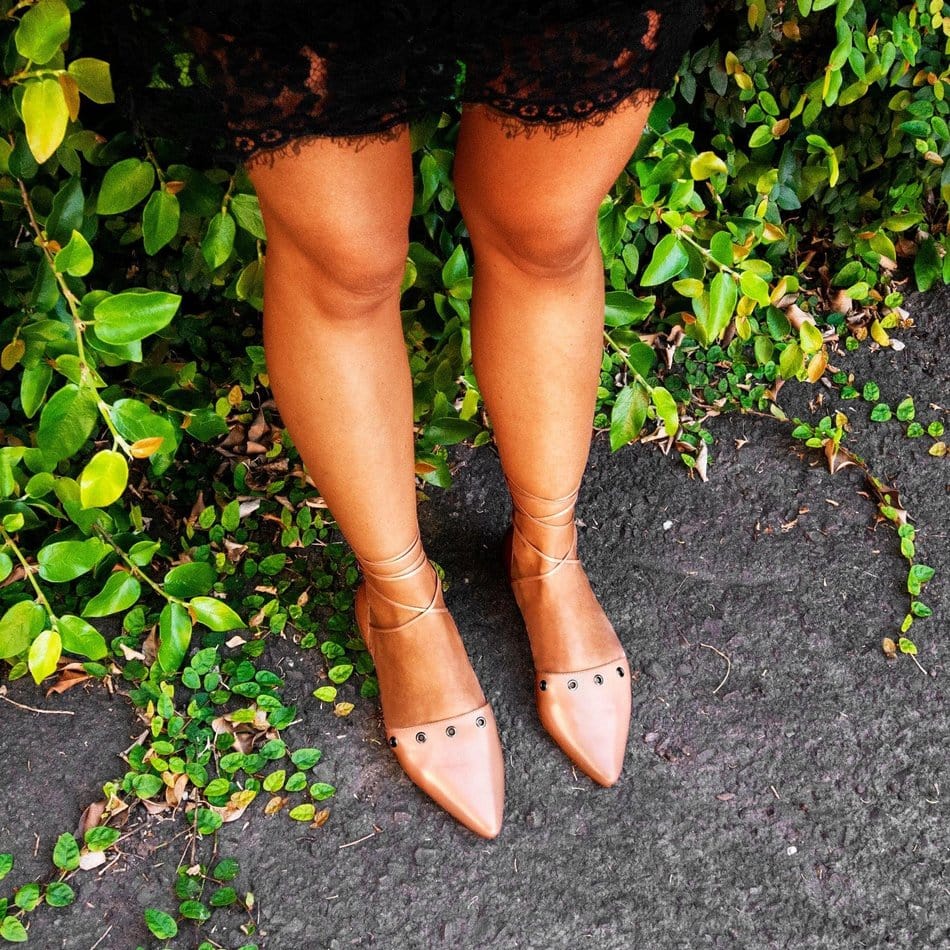 Vinci Shoes Luisa Blush Ballerinas