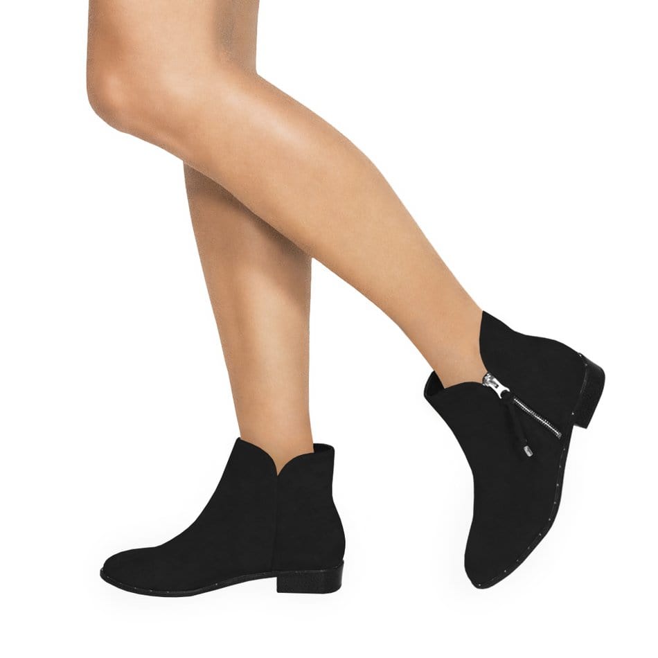 Vinci Shoes Luana Black Boots