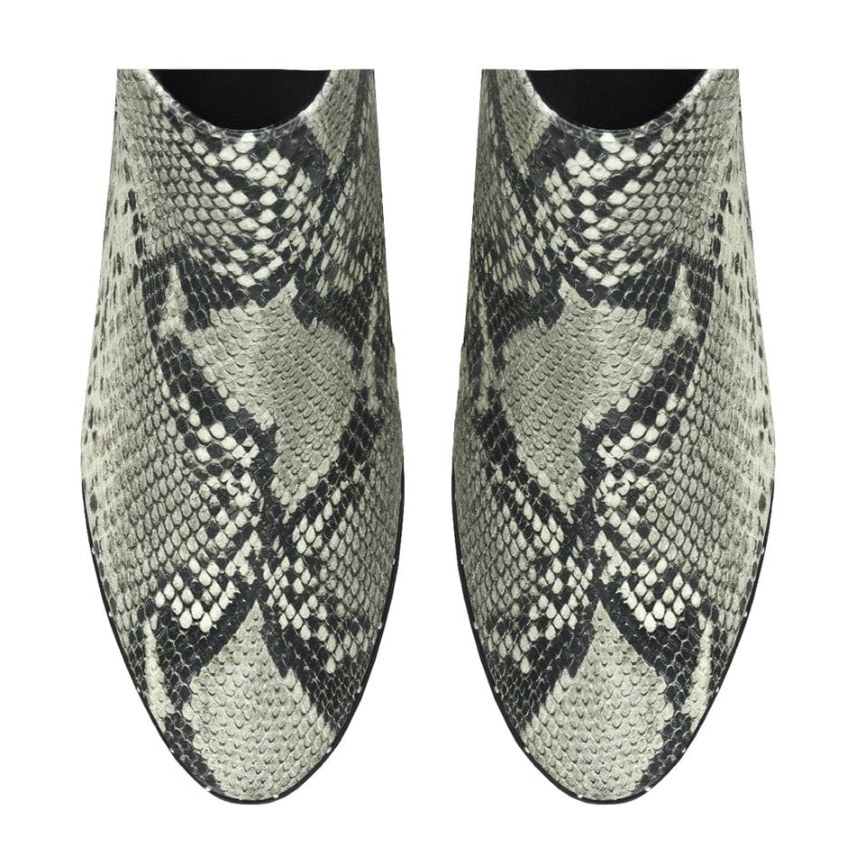 Vinci Shoes Luana Snake Print Boots