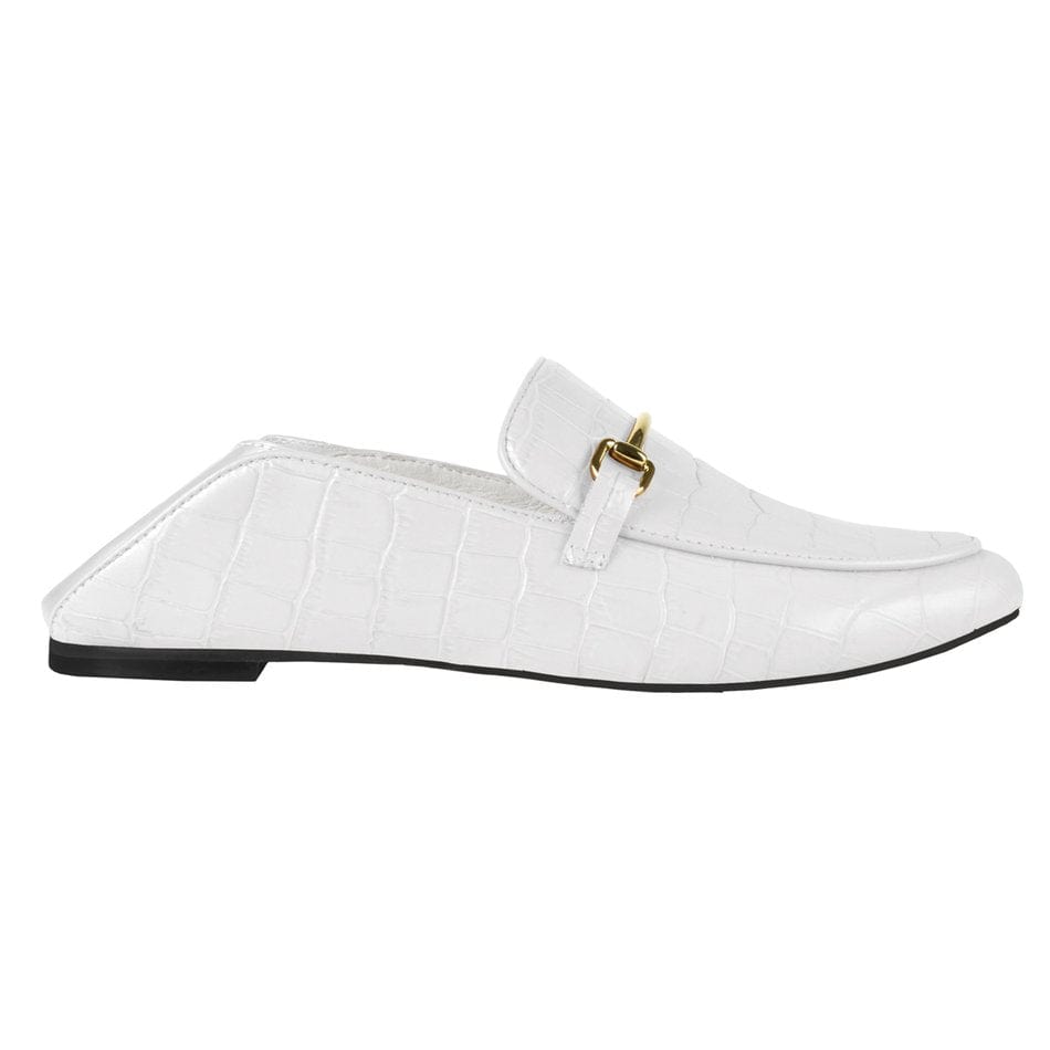 Vinci Shoes Boston White Loafers