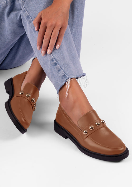 Giu Camel Loafers