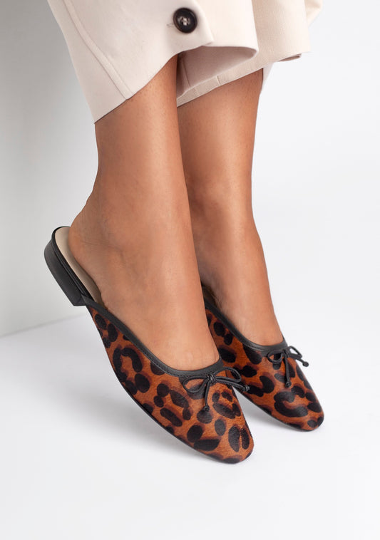 Paula Animal Print Mules