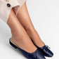 Paula Navy Blue Mules