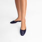 Paula Navy Blue Mules