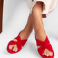 Riviera Red Sandals