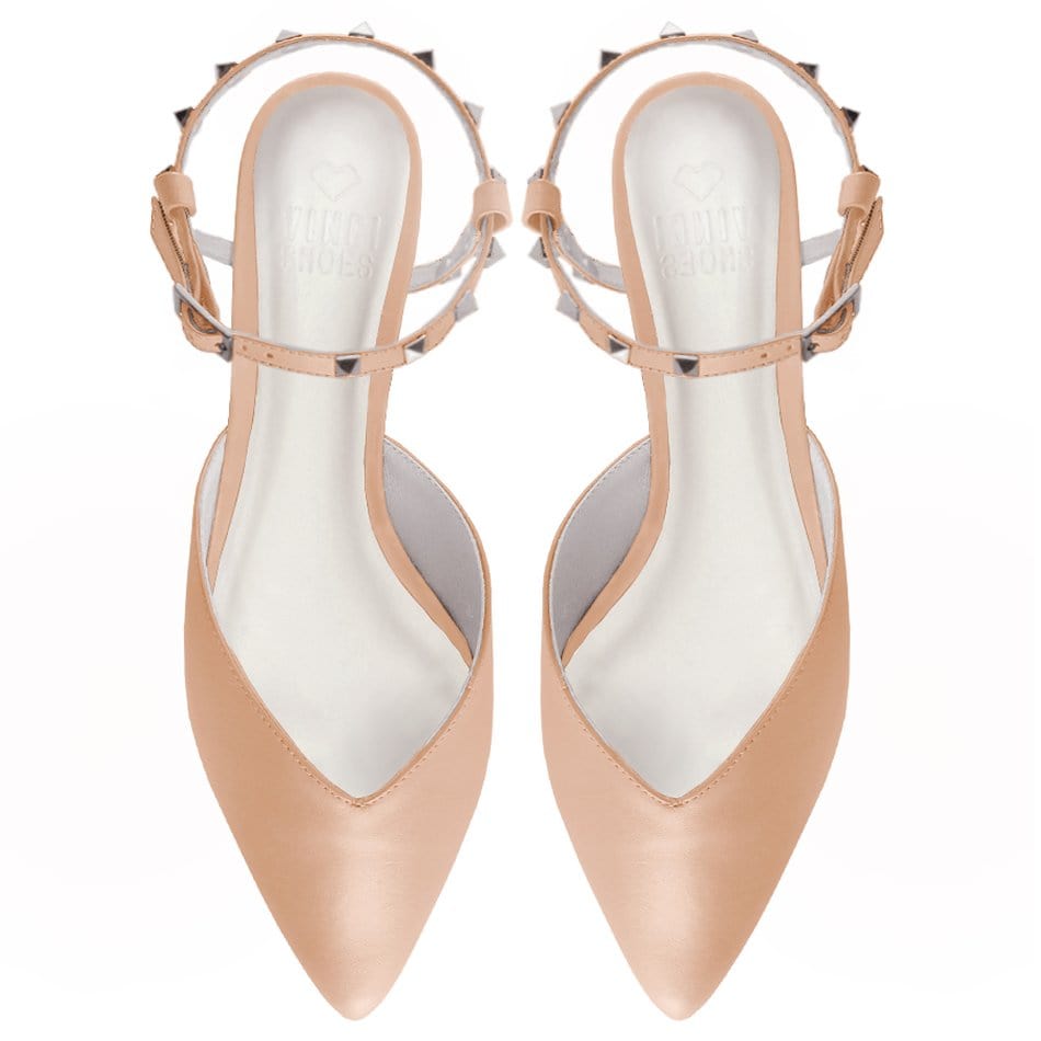 Vinci Shoes Donna Blush Ballerinas