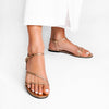 Vinci Shoes Bora Bora Gold Sandals