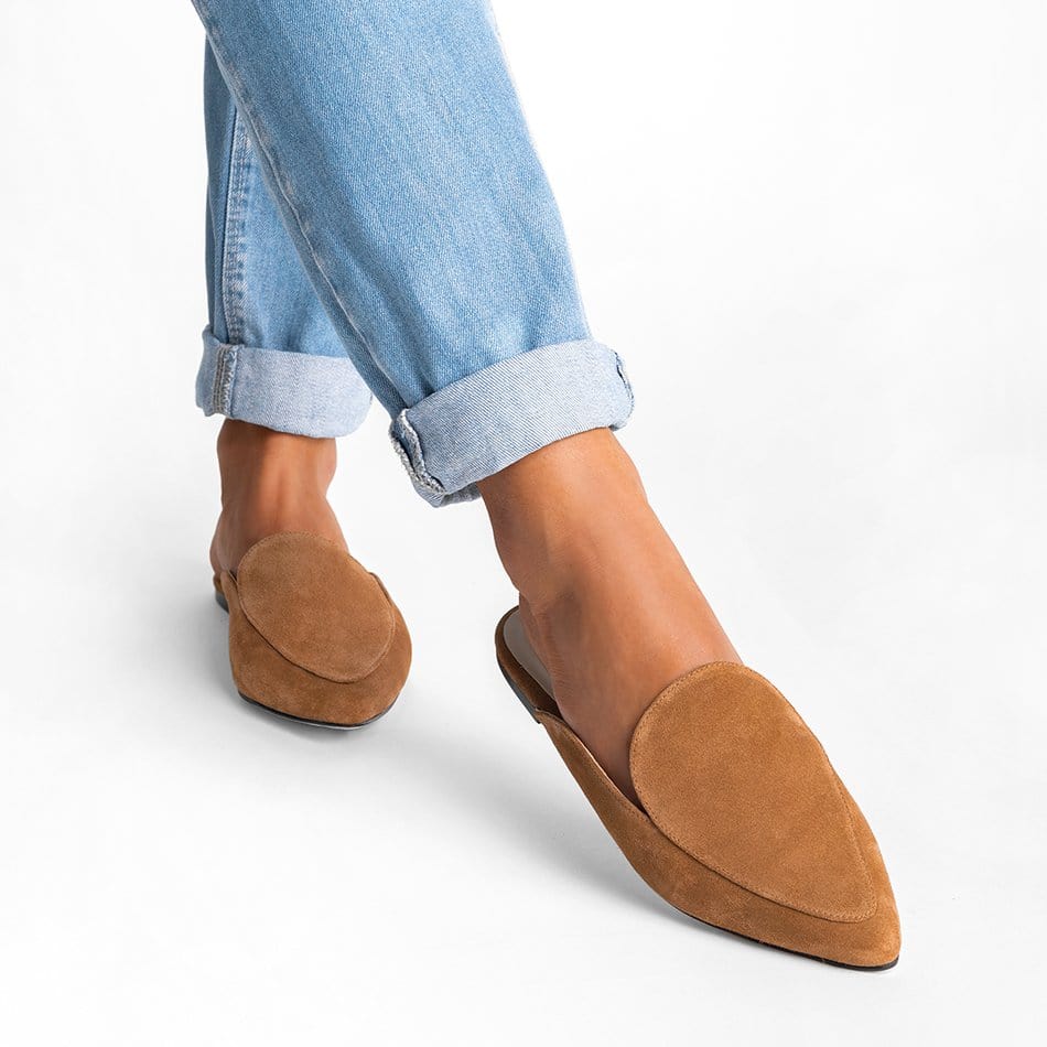 Vinci Shoes Serena Cappuccino Mules