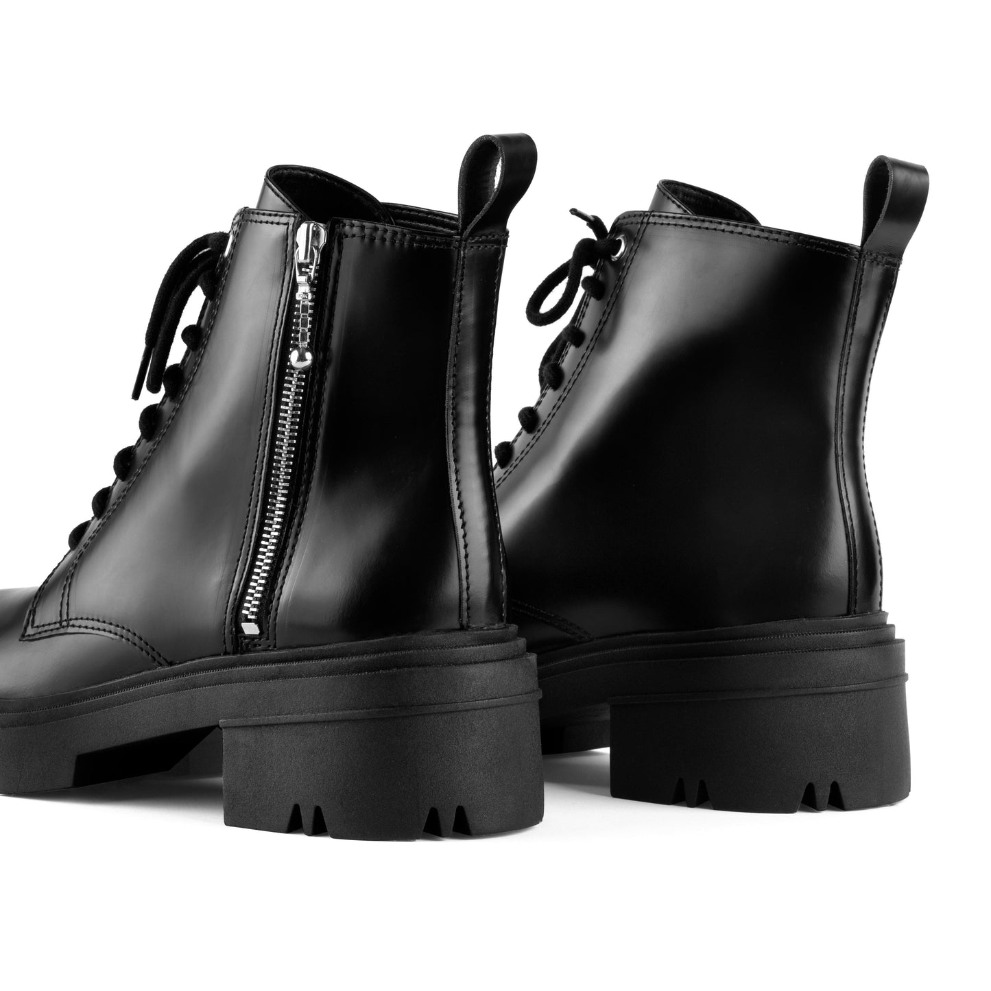 Oregon Black Combat Boots