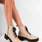 Oregon Beige Combat Boots