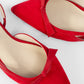 Abigail Red Ballerinas