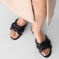 Agatha Black Sandals