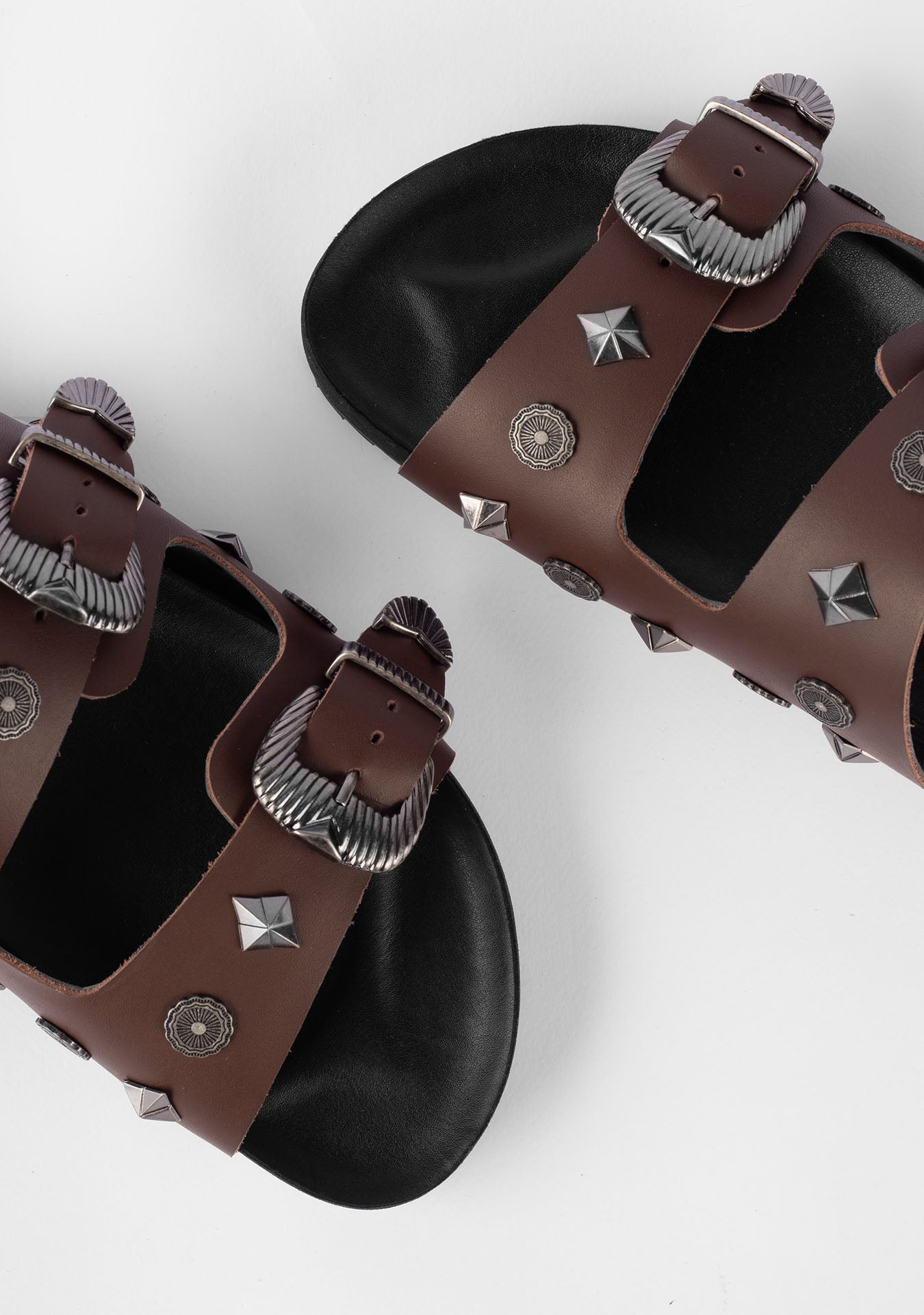 Alda Coffee Sandals