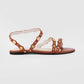 Amalfitana Camel Sandals