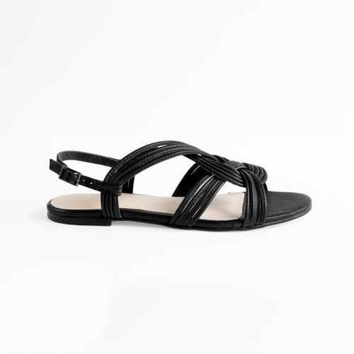 Bruna Black Sandals