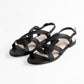 Bruna Black Sandals