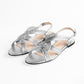Bruna Silver Sandals