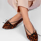 Carlota Animal Print Ballerinas