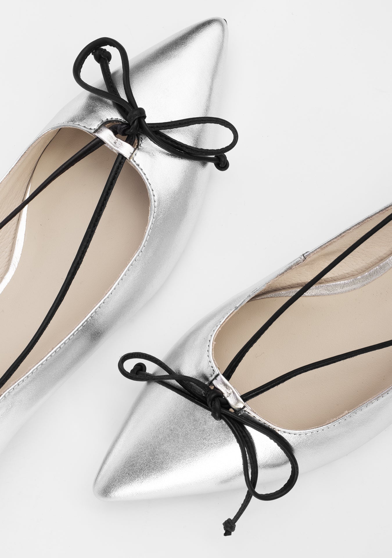 Carlota Silver Ballerinas