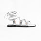 Cristina Silver Sandals