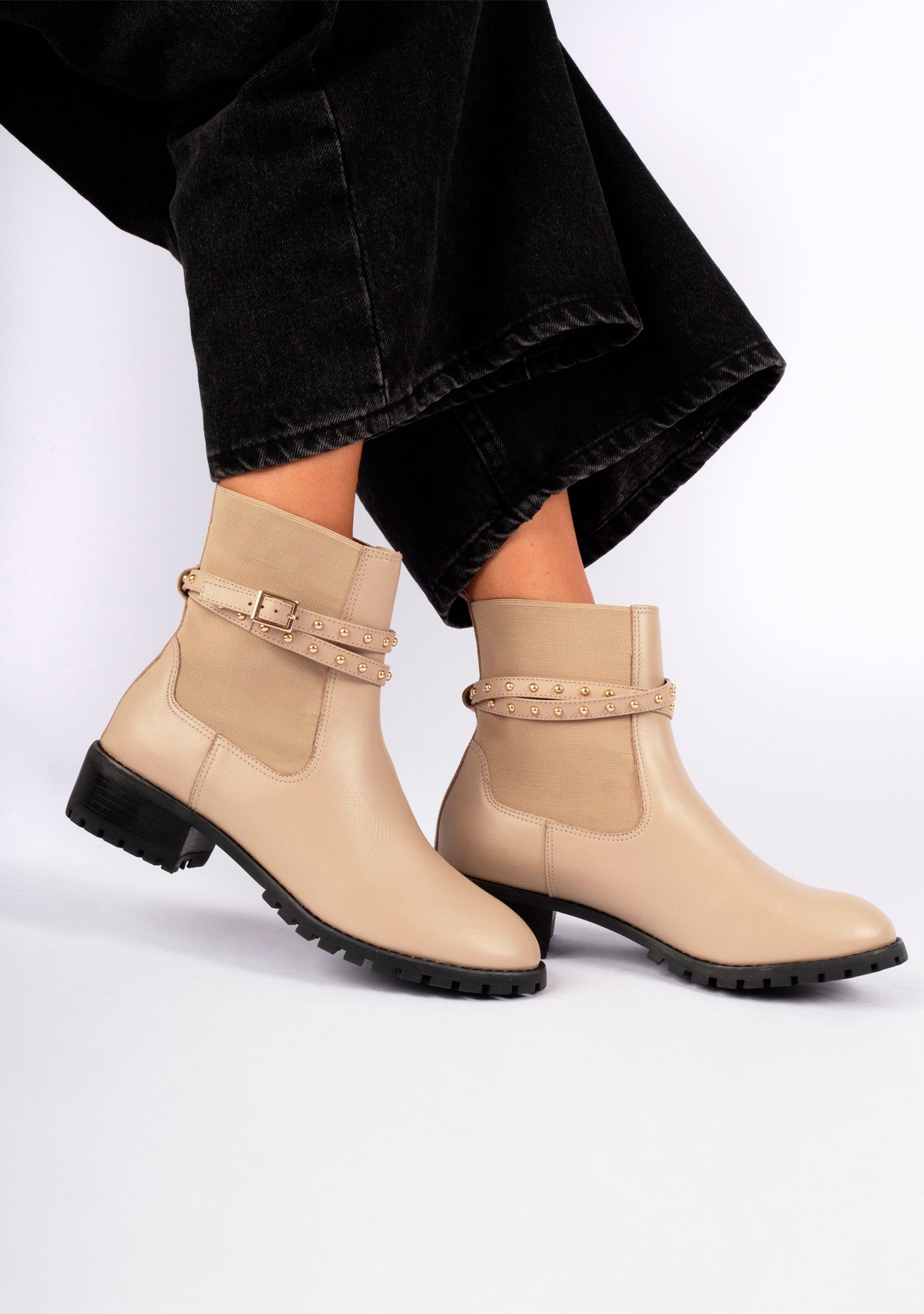 Botas Débora Beige