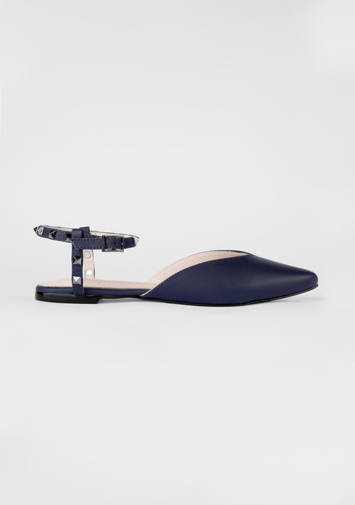 Donna Navy Blue Ballerinas