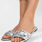 Doris Silver Sandals