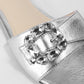 Doris Silver Sandals