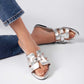 Eloise Metallic Sandals