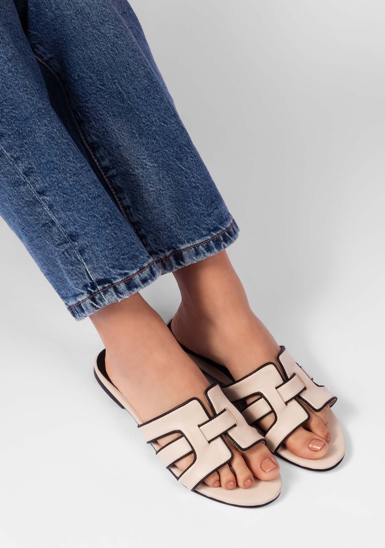 Eloise Vanilla Sandals