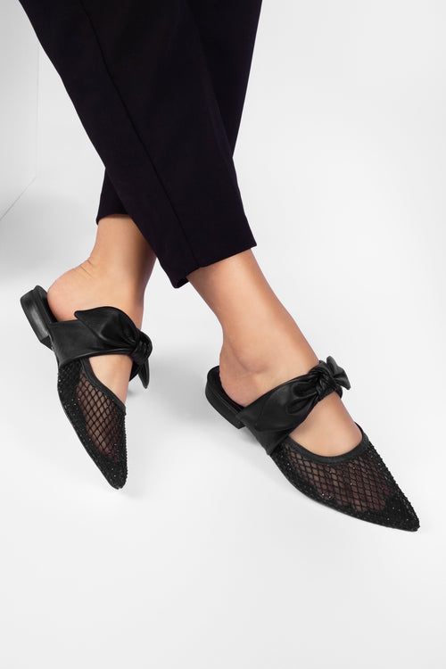 Filipa Black Diamond Mules