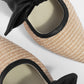 Filipa Raffia Black Mules