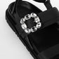Flora Black Sandals