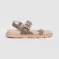 Flora Greige Sandals