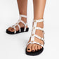 Georgia White Sandals