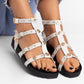 Georgia White Sandals