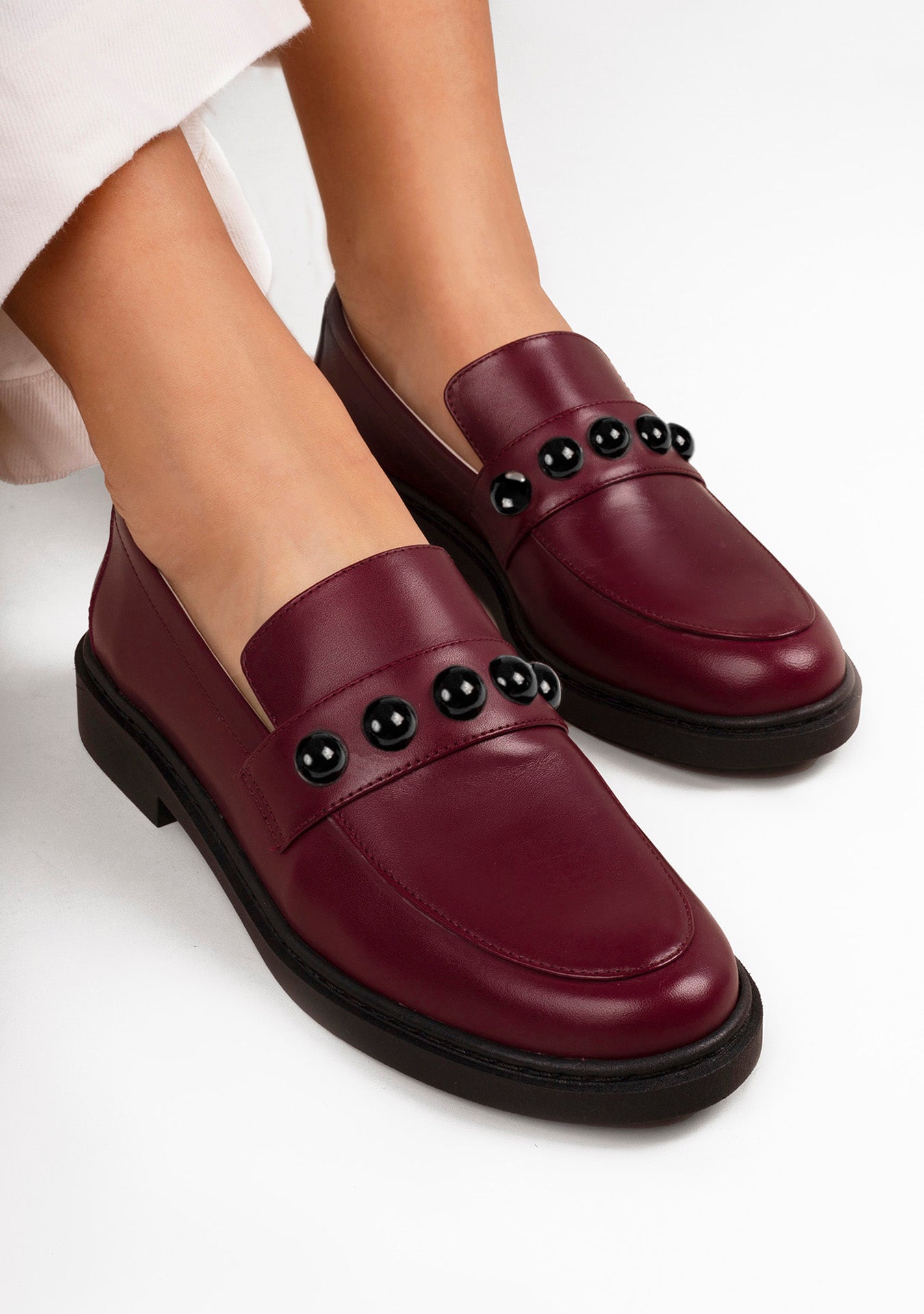 Giu Wine Loafers