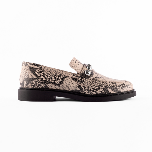 Giu Snake Print Loafers