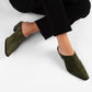 Houston Olive Green Mules